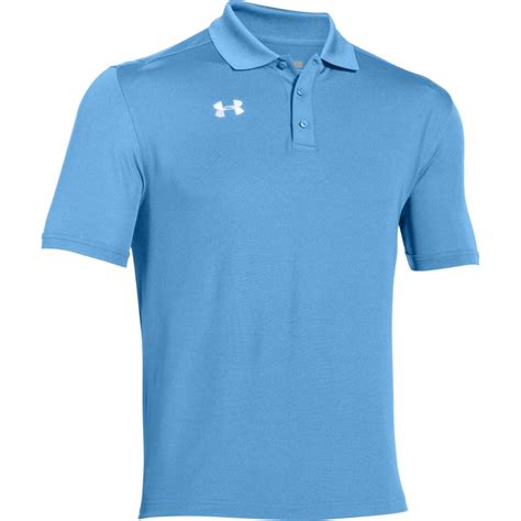 carolina blue under armour shirt.